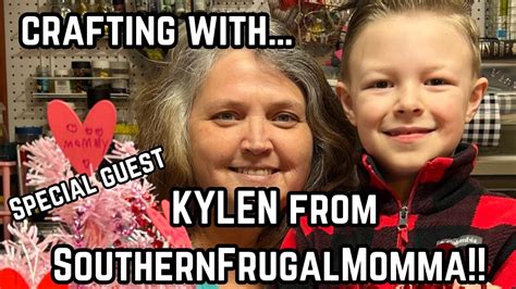 Enjoy Crafting With My Nephew Kylen From Southern Frugal Momma Youtube