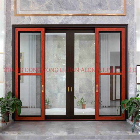 China Aluminum Factory Low E Tempered Thermal Insulation Glass Wood