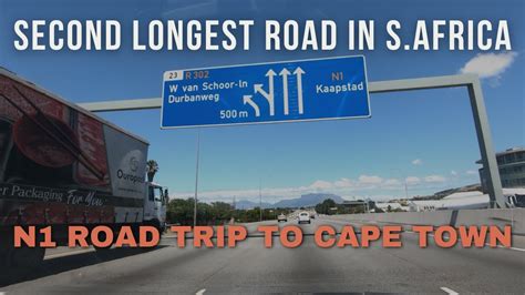 N1 Route To Cape Town Road Drive South Africa With Best Roads In