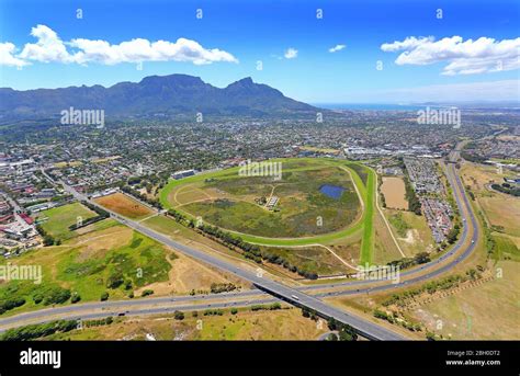 Aerial photo of Kenilworth Racecourse Stock Photo - Alamy