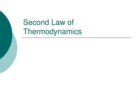 Ppt Second Law Of Thermodynamics Powerpoint Presentation Free Download Id5773255