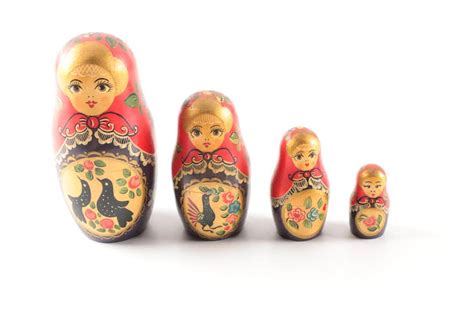 Traditional And Santa Matryoshka Nesting Dolls Everything But The House