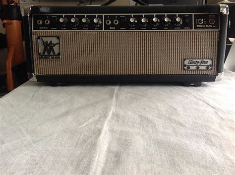 Vintage Music Man Bass Amp 65 1980 Black Reverb