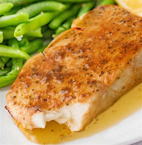 Easy Pan Seared Halibut With Lemon Butter Sauce Daydream Believer