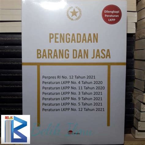 Jual Buku Pengadaan Barang Dan Jasaa Dilengkapi Peraturan Lkpp Di