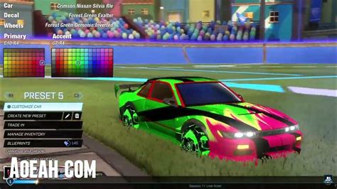 Rocket League Crimson Nissan Silvia Rle Car Design Aoeahcom Youtube