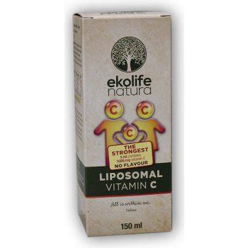 Ekolife Natura Liposomal Vitamin C 1000 mg 150 ml od 779 Kč Heureka cz