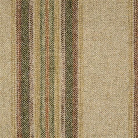 Wentworth Stripe Natural Olive Fabric Stripes Checks Abraham Moon