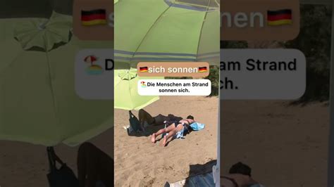 Wichtige Verben Am Strand Deutsch Lernen B B Youtube