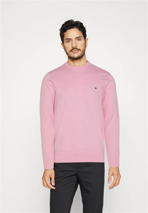 Tommy Hilfiger Crew Neck Strickpullover Iconic Pink Pink Zalando De