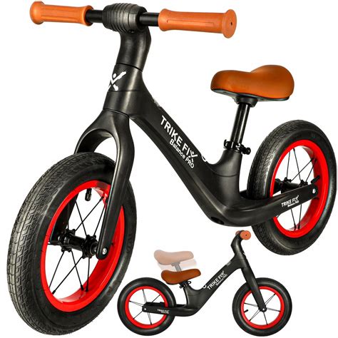 Rowerek Biegowy Dla Dzieci Trike Fix Balance Pro Regulowany Czarny