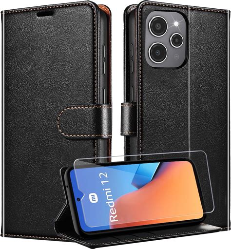 FHSYCR Coque pour Xiaomi Redmi 13C Poco C65 avec 1 Pièces Verre