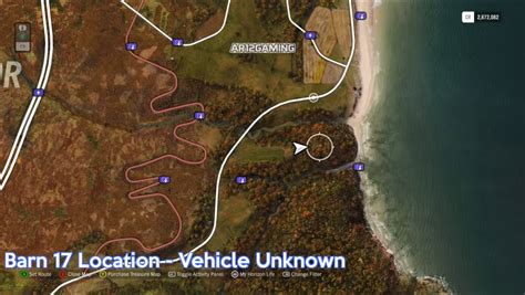 Forza Horizon Barn Finds Map Barns Gamespew