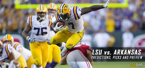 Lsu Vs Arkansas Football Predictions Picks Odds And Preview