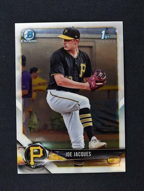 Bowman Draft Chrome Base Bdc Joe Jacques Pittsburgh Pirates