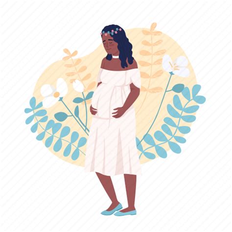 Pregnant Woman Expecting Mother Prenatal Care Motherhood Icon