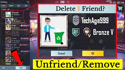 How To Unfriend Friends In Pubg Mobile Delete Remove Someone On Pubg