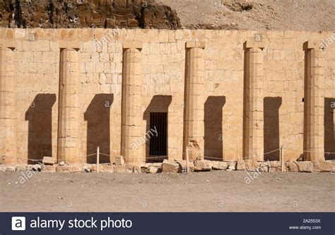 Deir El Bahari Mortuary Temple And Tomb Near Luxor Egypt During The