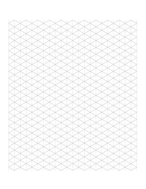 5 Free Isometric Graphgrid Paper Printable Isometric Graph Paper