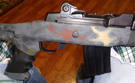 Rifles Ruger Mini 14 Camo Stock Wpistol Grip Full