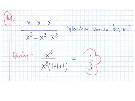 Matesorularmatik 9 Sınıf Üslü İfadeler Ve Denklemler Çözümlü 11 →