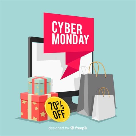 Free Vector Cyber Monday Sale Background With Electronic Devices