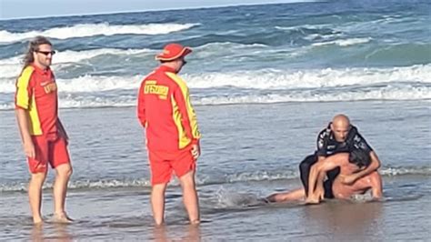 Dramatic Arrest Of Wurtulla Man At Sunshine Coasts Coolum Beach The