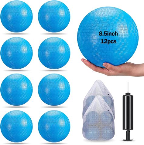 Honoson Pcs Playground Ball Inches Bouncy Dodge Balls Rubber