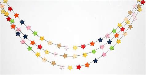 Stars Paper Garland Christmas decorations by TransparentEsDecor | Paper ...