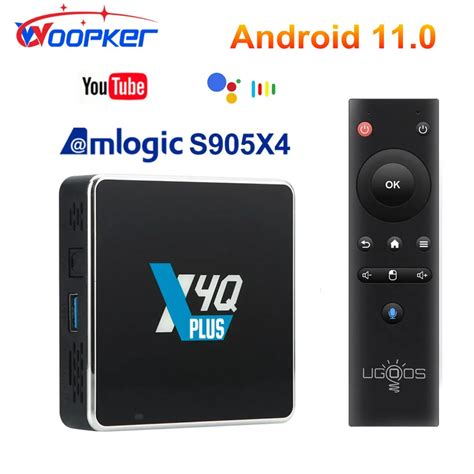 Ugoos X4Q Pro Smart TV Box Android 11 Amlogic S905X4 LPDDR4 4GB 64GB