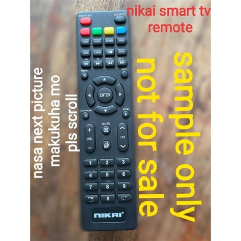 Nikai Smart Tv Remoteuniversal100 Na Gagana Sa Tv Mo Shopee