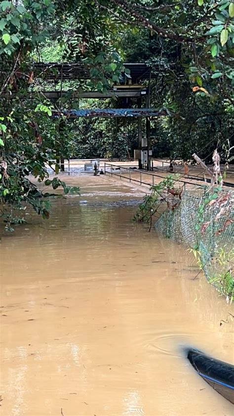 Air Sungai Naik Mendadak JBALB Betong Henti Pam Air Mentah Utusan