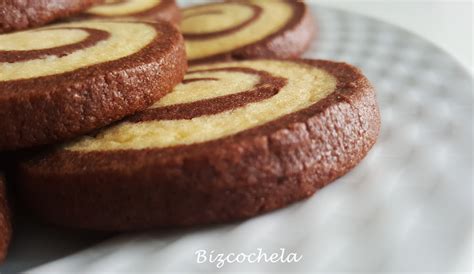 Galletas Espiral De Vainilla Y Chocolate