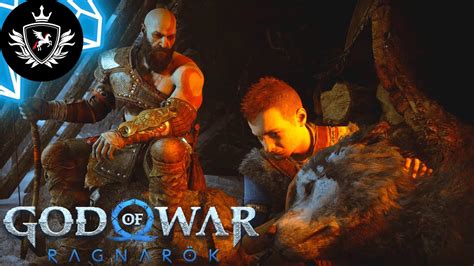 Atreus se despide de su lobito FENRIR God of War Ragnarök Español