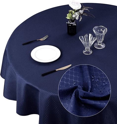 Eternal Beauty Round Table Cloth Cm Wrinkle Free Washable Polyester