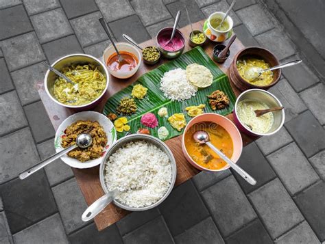 Traditional South Indian Food Platter Stock Image - Image of curry ...