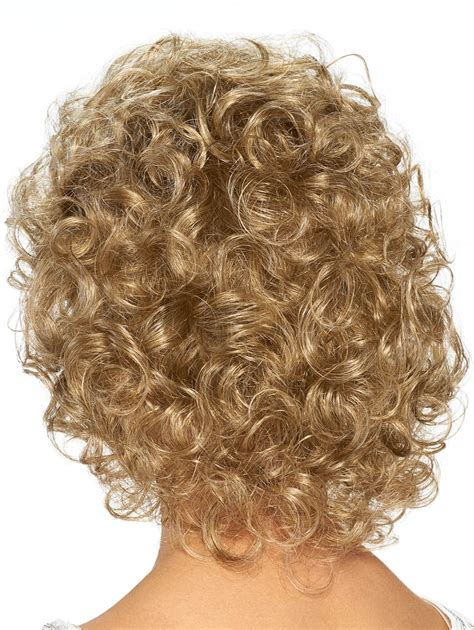 Classic Curly Cut Medium Synthetic Blonde Hair Wigs Best Wigs Online