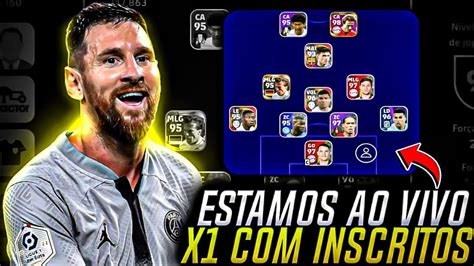 Pack Opening No Efootball Mobile Ao Vivo X Inscritos