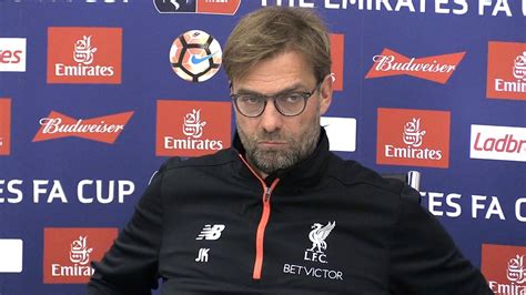 Jurgen Klopp Full Pre Match Press Conference Plymouth V Liverpool