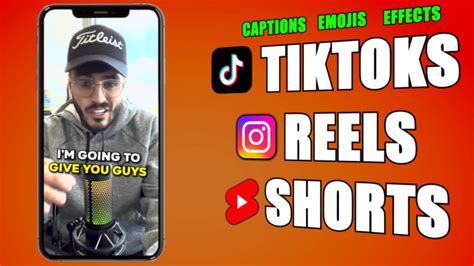 Edit Your Tiktok Instagram Reels Or Shorts With Captions By Adelnouar30