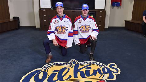 Photos Oil Kings Introduce Guenther And Slaney Edmonton Oil Kings