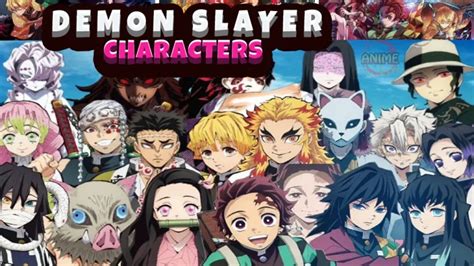 Get To Know The Popular Anime Demon Slayer Characters