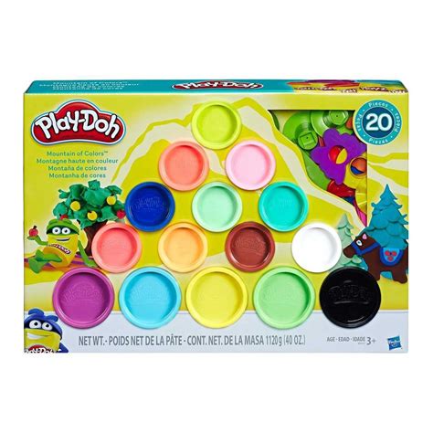 PLAY DOH CIASTOLINA Góra Kolorów Mountain Colors 15 tub Foremki