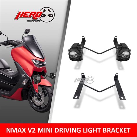 Nmax V Led Light Bracket Led Holder For Mini Driving Light Bluewater