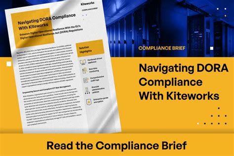 DORA Compliance Kiteworks Solution Capabilities Features