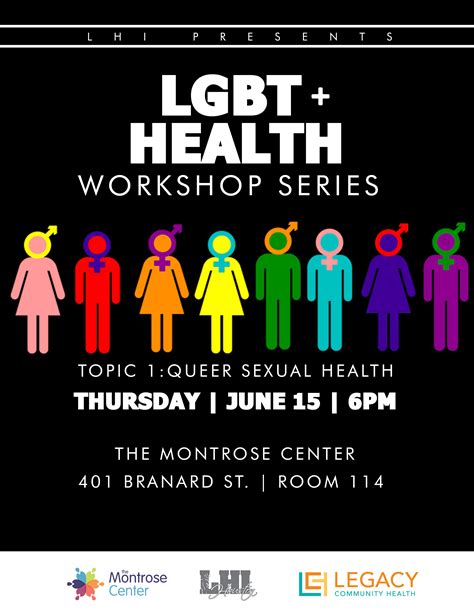 Lgbt Health Workshop Series 1 Np The Montrose Center