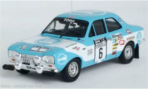 Miniature Ford Escort Trofeu Mk I Rs No Rallye Wm Rac