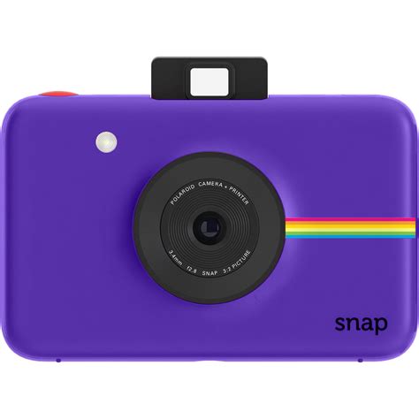 Polaroid Snap Instant Digital Camera Purple POLSP01PR B H