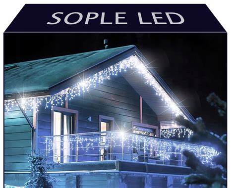 SOPLE 500 LED LAMPKI KURTYNA ŚWIETLNA Girlanda zewnętrzne RL500661