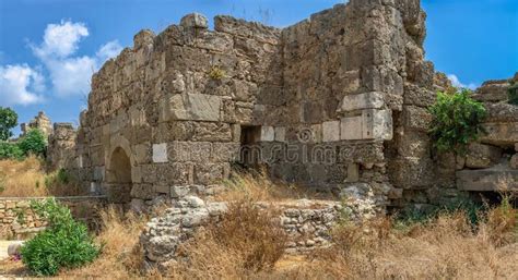 Ruínas De Cidades Antigas Do Lado De Antalya Província Da Turquia Foto